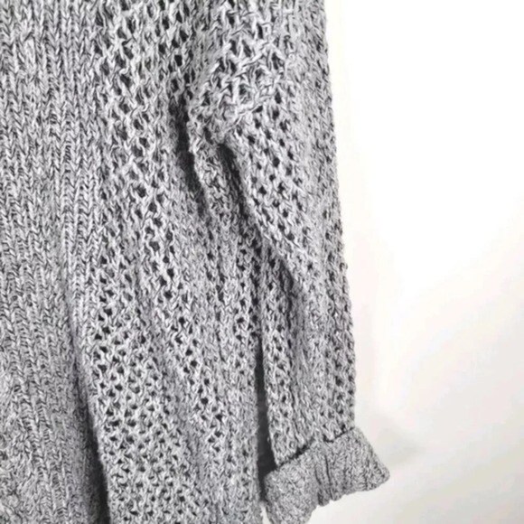 Madewell Grey Cable Knit‎ Karlie Sweater Women's Size M Medium - Picture 3 of 5